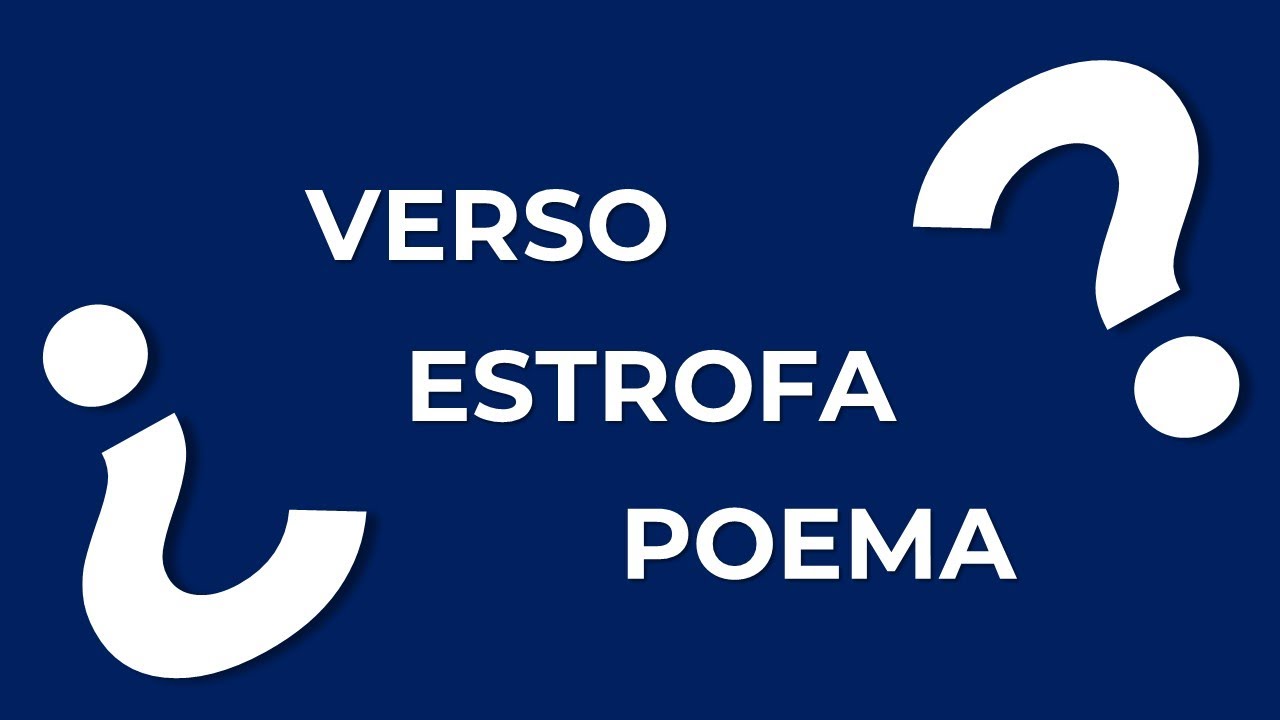 ¿Cuál es la diferencia entre VERSO y ESTROFA?