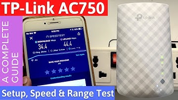 TP Link 750 wifi extender setup, Review, Speed Test and Range Test |  AC750 Wifi Extender & Repeater