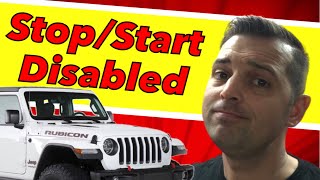 jeep stop ess wrangler jl start