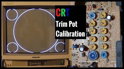 How to Calibrate Geometry for a Pro CRT with No Service Menu! | Sony PVM 1943MD