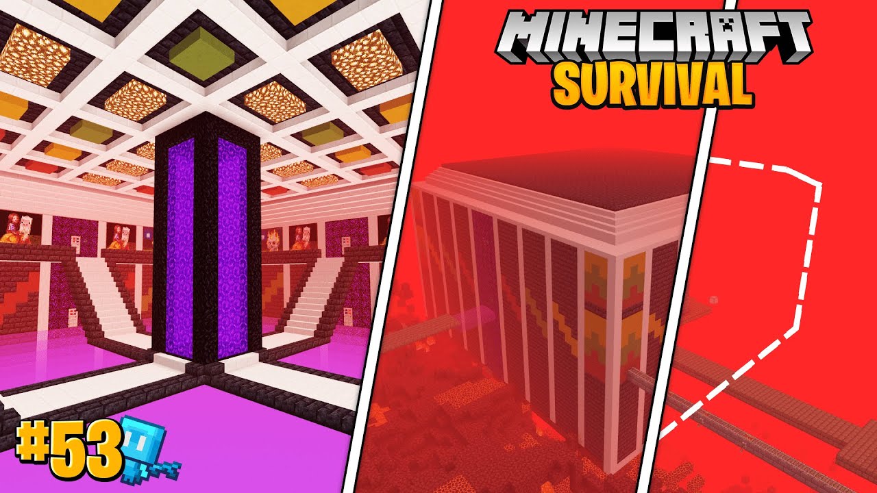 I Transformed the NETHER in Minecraft Survival #53 - YouTube