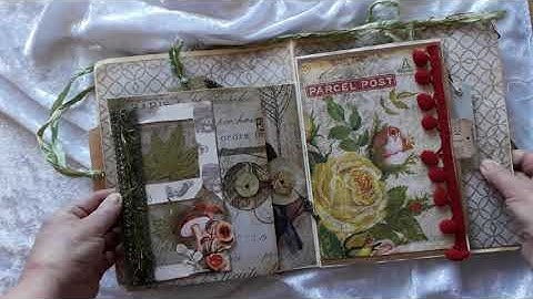 Video Number 4 - Showcasing my Tim Holtz altered file folder with journals