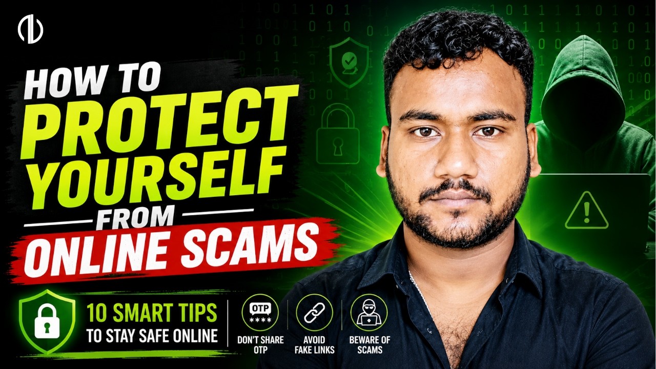 Online Scams Se Kaise Bache? 🚨 10 Ways to Protect Yourself Online | Cyber Safety Guide 2026