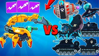 TANK SCORPION and ZIG ZAG BULLET VS ALL BOSSES in Hills of Steel screenshot 3