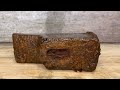 Old Blacksmith Hammer Restoration. Under the rust I Saw its Beauty!!!