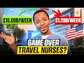 Travel nurse pay cutsthis is game over for travel nurses