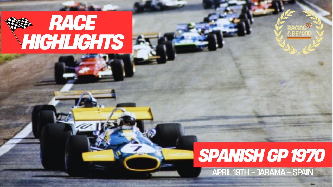Formula 1 1970 Spanish GP | Stewart Dominates | Race Highlights