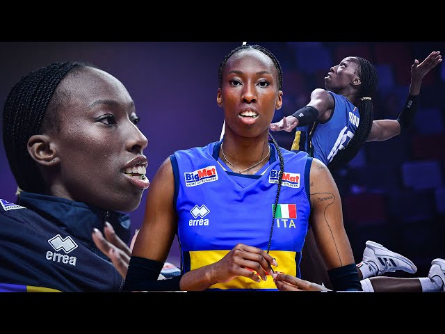 SUPER PAOLA EGONU,  All Points in Italy - Dominican Republic of VNL | Volleyball Nations League 2024 class=