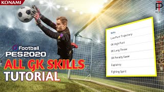 All GoalKeeper Skills Tutorial | Pes 2020 Mobile