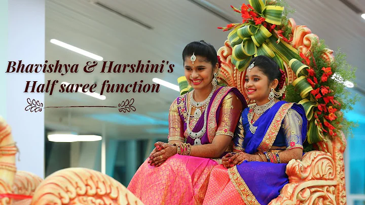 Bhavishya & Harshini Halfsaree by snappers photogr...