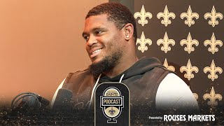 Saints LT Kelvin Banks Jr. talks NFL Year 1 | Saints Podcast