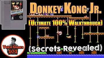 Donkey Kong Jr. Walkthrough (NES) | Video Games 101