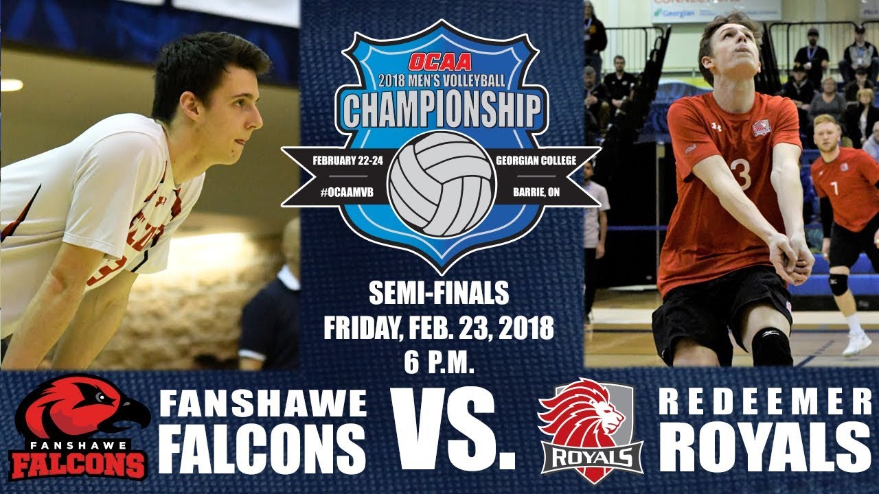 Game Seven - 2018 OCAA Mens Volleyball Championship - Semi-Final - Redeemer vs