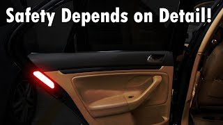 Keep Fewer Accidents by Using Car Door Reflective Stickers from senzeal-auto.com