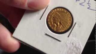 Indian Head Gold Coins ($5 & $2 1/2)
