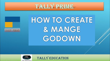 How To Create Godown In Tally | Godown Creation and Manage Single and Multiple Godowns in TallyPrime