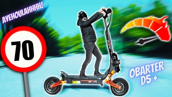 OBARTER D5 Scooter électrique 12 pouces pneu 70 Km/h 35AH 2*2500W moteur