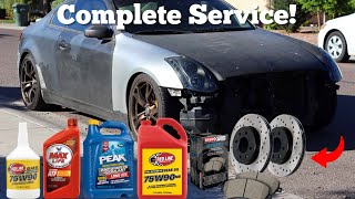 How To Do A Complete Maintenance On Your Vehicle! Infiniti G35 Full Maintenance!