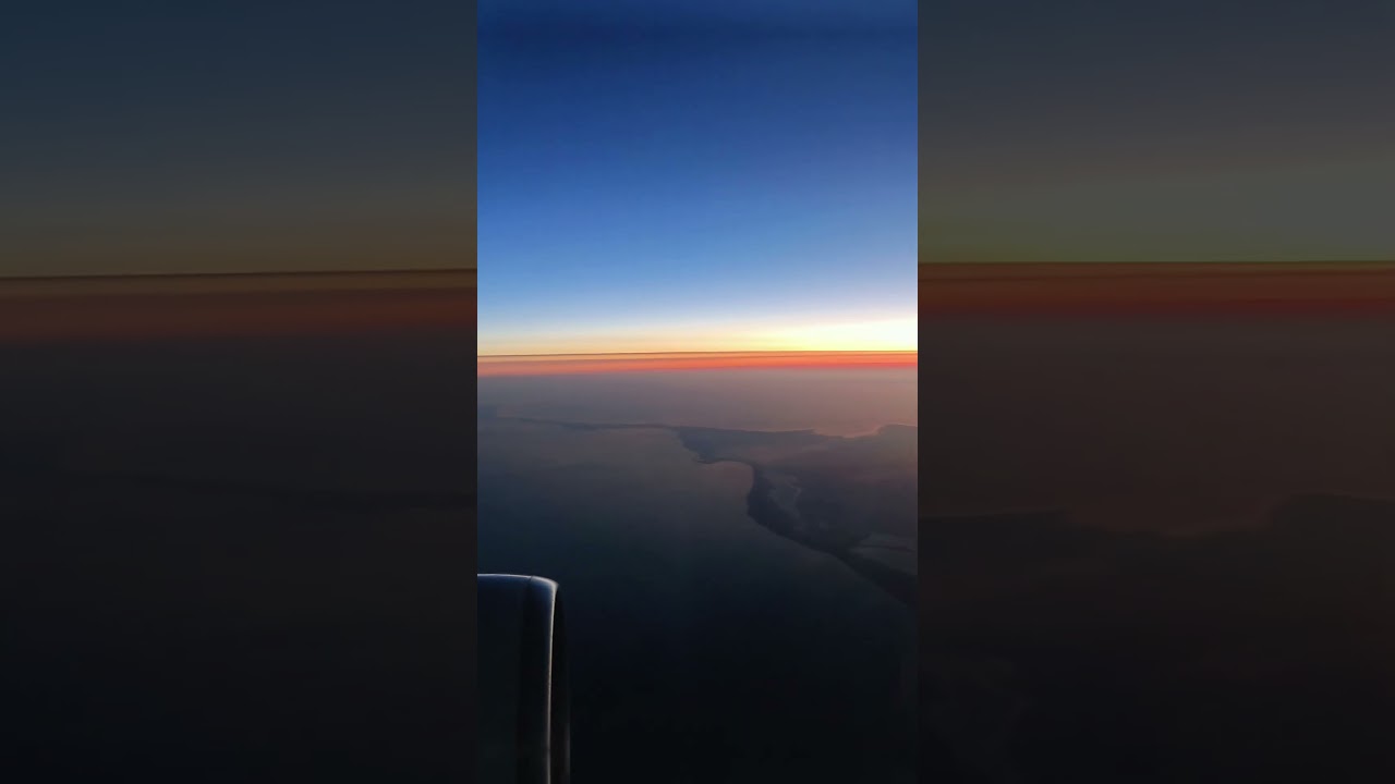 Sunrise from the Sky ✈️ | Plane Window View | Sky & Beyond| 