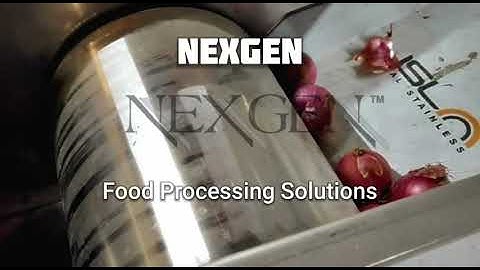 Onion (कांदा) Peeling Machine | Food Processing Machines | NEXGEN HYGIENE.