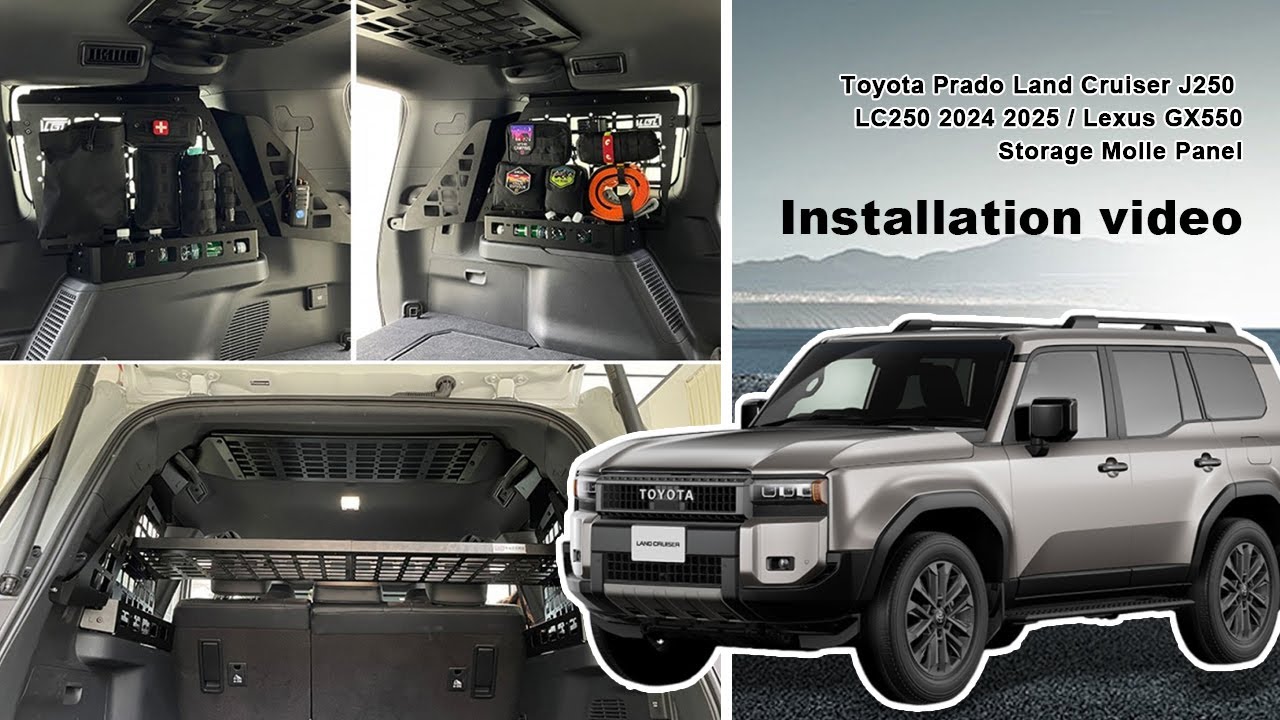 Installation video - Molle Storage Panel Designed For 2024-2025 Prado ...