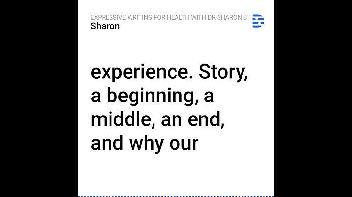The Importance of Creating Stories from Our Experi...
