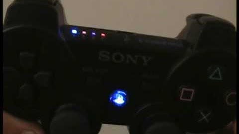 PS3 OFFICIAL CONTROLLER FITTED WITH RAINBOW LEDS AND RAINBOW PS BUTTON