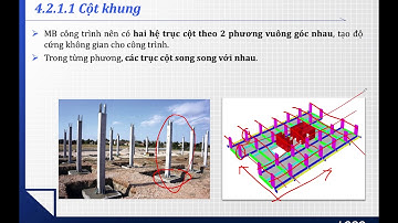 BTCT2 C4.2.1 Vai trò và các nguyên tắt bố trí hệ Cột chính Cột phụ trong khung nhà bê tông cốt thép
