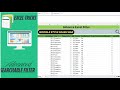 Excel Advance Filtering using Search Engine Style Advance Filter - "Excel Functions - Filter ( )"