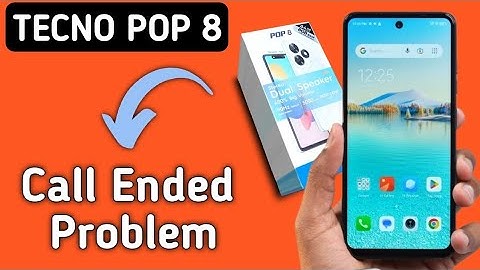 Tecno Pop 8 call ended problem kaise solve kare, how to solve call not send problem in tecno, call e