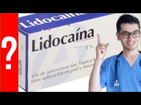 Vídeo: Lidocaína - Instrucciones, Aplicación, Cita