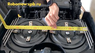 Робот газонокосилка Robomow RK3000 Pro. Robomow’s show must go on ! Работа ножей, высота кошения.