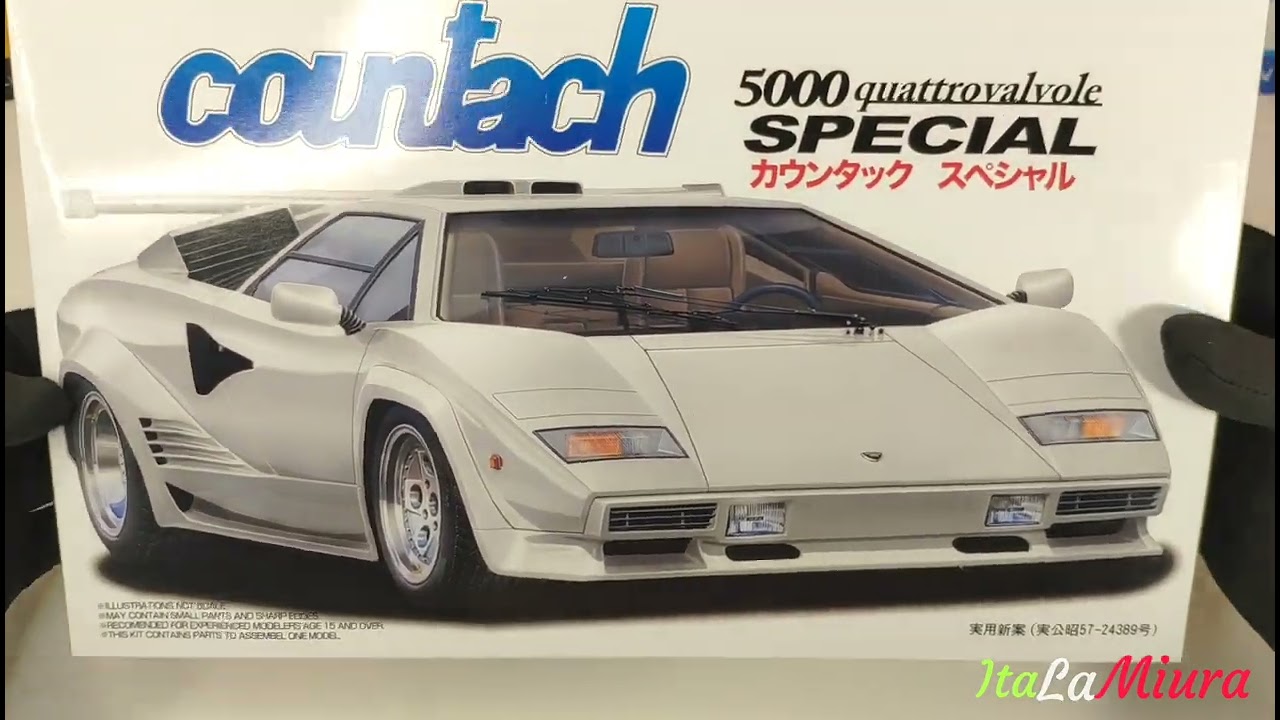Fujimi 1:24 Lamborghini Countach 5000 quattrovalvolve Special
