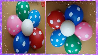 How to make a mini flower balloon very cute and easy