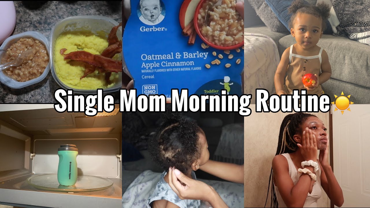 Single Mother Morning Routine 5AM REALISTIC MORNING ROUTINE SINGLE MOM WITH A TODDLER 2022☀️ | FIRST ...
