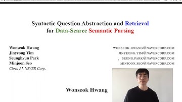 AKBC 2020: Paper: Syntactic Question Abstraction and Retrieval for Data-Scarce Semantic Parsing