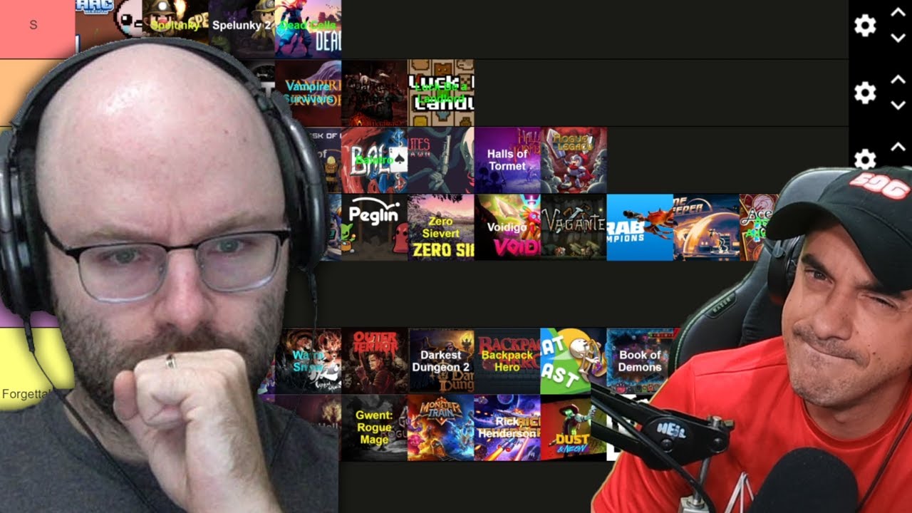 Northernlion reviews Dan's HORRENDOUS Roguelike Tier List