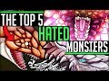 The Top 5 Most HATED Monsters in All of Monster Hunter! (Iceborne/Discussion/Fun) #mhw