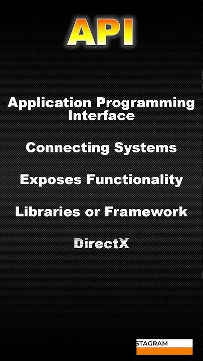API - What is an API in Gaming - YouTube