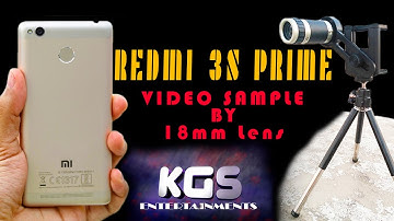 Redmi 3S Prime Video Sample With Camera Lens | KGS Infotainments