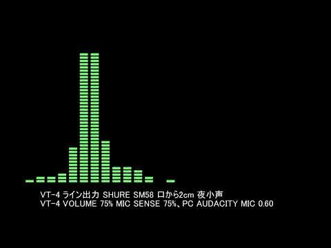 【クリエイターエコノミー】VT-4 SHURE SM58 #ポッドキャスト