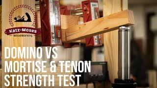 Festool Domino vs Mortise and Tenon Strength Test
