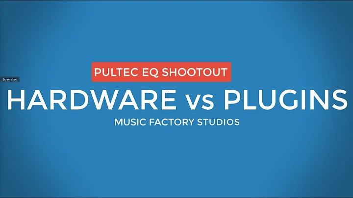 Pultec Shootout Hardware Vs Plugins! Can you hear the difference?
