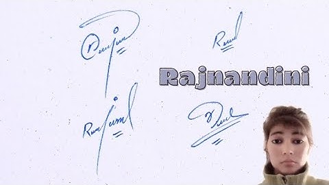 Rajnandini name signature with arooj