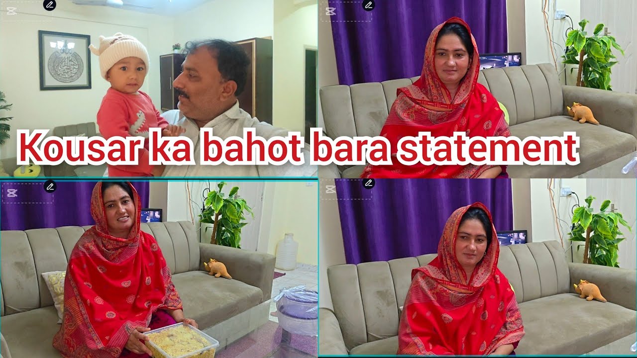 Kousar ka bahot bara statement/kousar n sabh Kuch clyer kar deya/mustafa sajid vlogs 