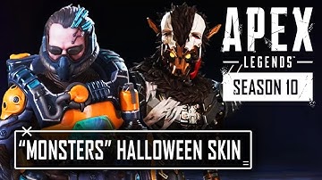 MONSTERS WITHIN Halloween Event Skins Revenant Caustic - Apex Legends Season 10