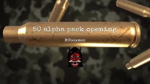 50 alpha pack opening but for every common i do a spawn peak