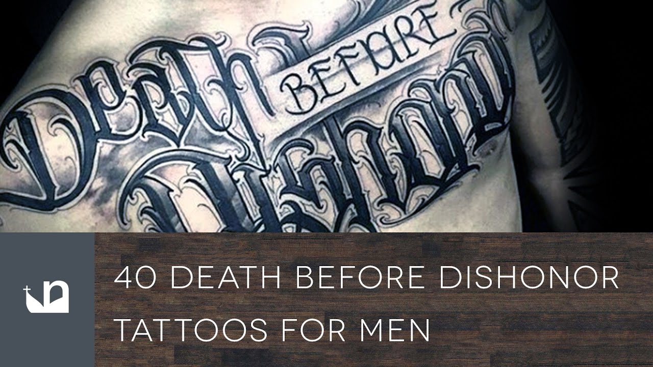 Share 119+ death before dishonor tattoo designs super hot