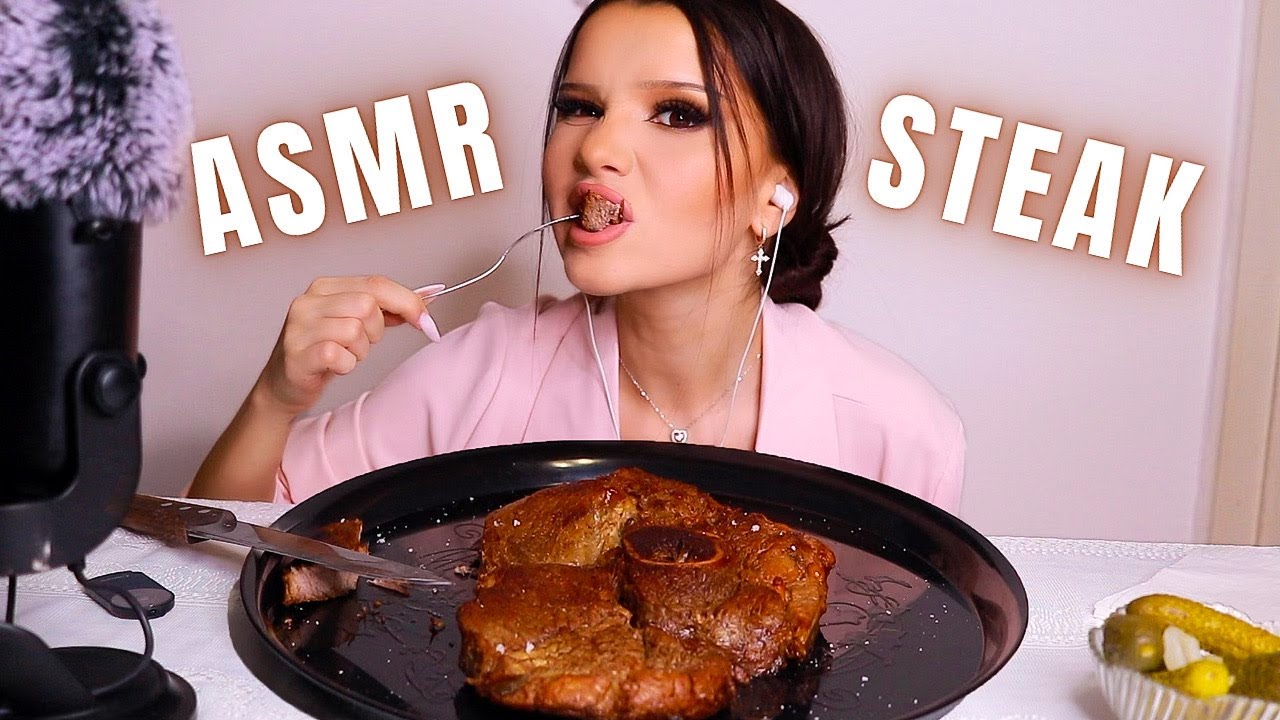 ASMR COMIENDO FILETE DE TERNERA ENORME