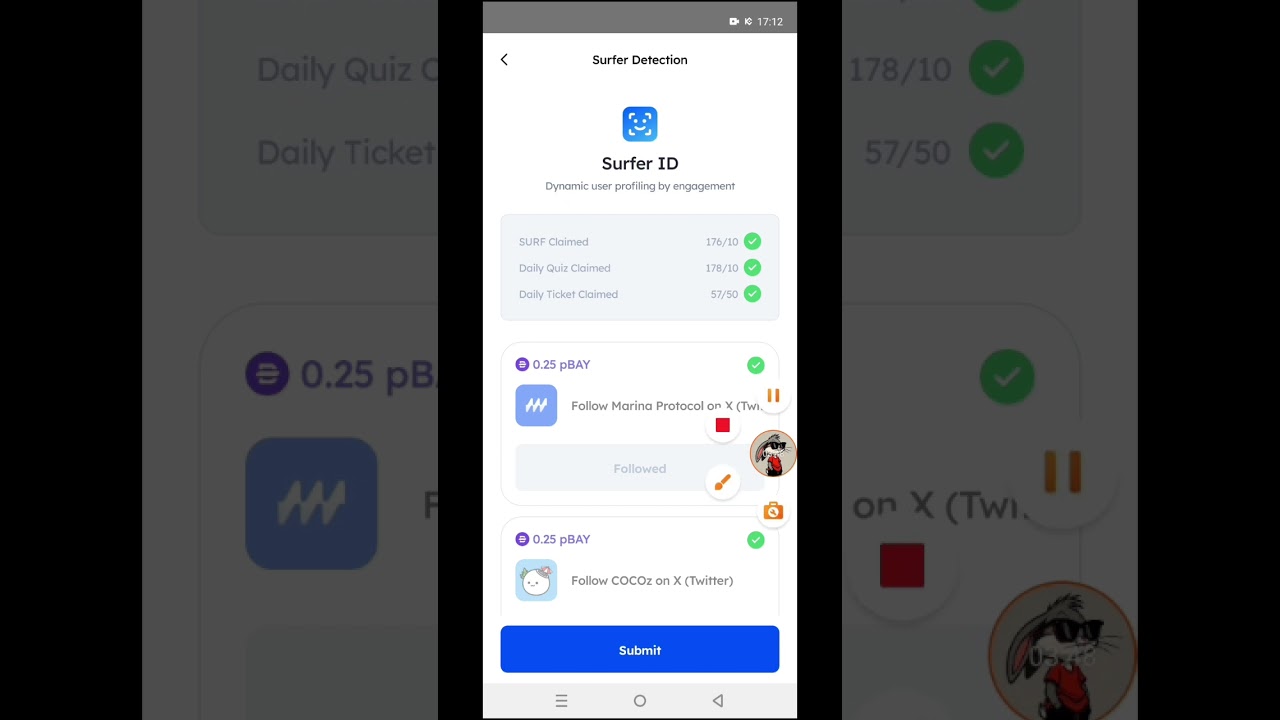 خطوة اخيرة قبل ادراج عملة marina تقديم surfer ID - YouTube